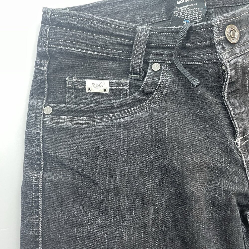 KUHL Legendary Pants Womens 2s Jeans Black 28x30 Slim - Picture 9 of 16